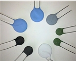 PTC, NTC thermistor, varistors with silicone encapsulation materials